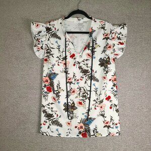 Yitemei Womans Floral Blouse Sz 3XL